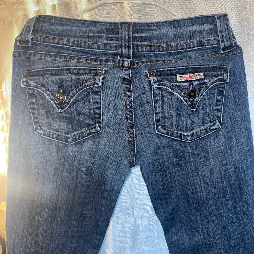Hudson Jeans Blue Flare leg jeans. Low rise. Size 28 x 30” long. - Picture 2 of 7
